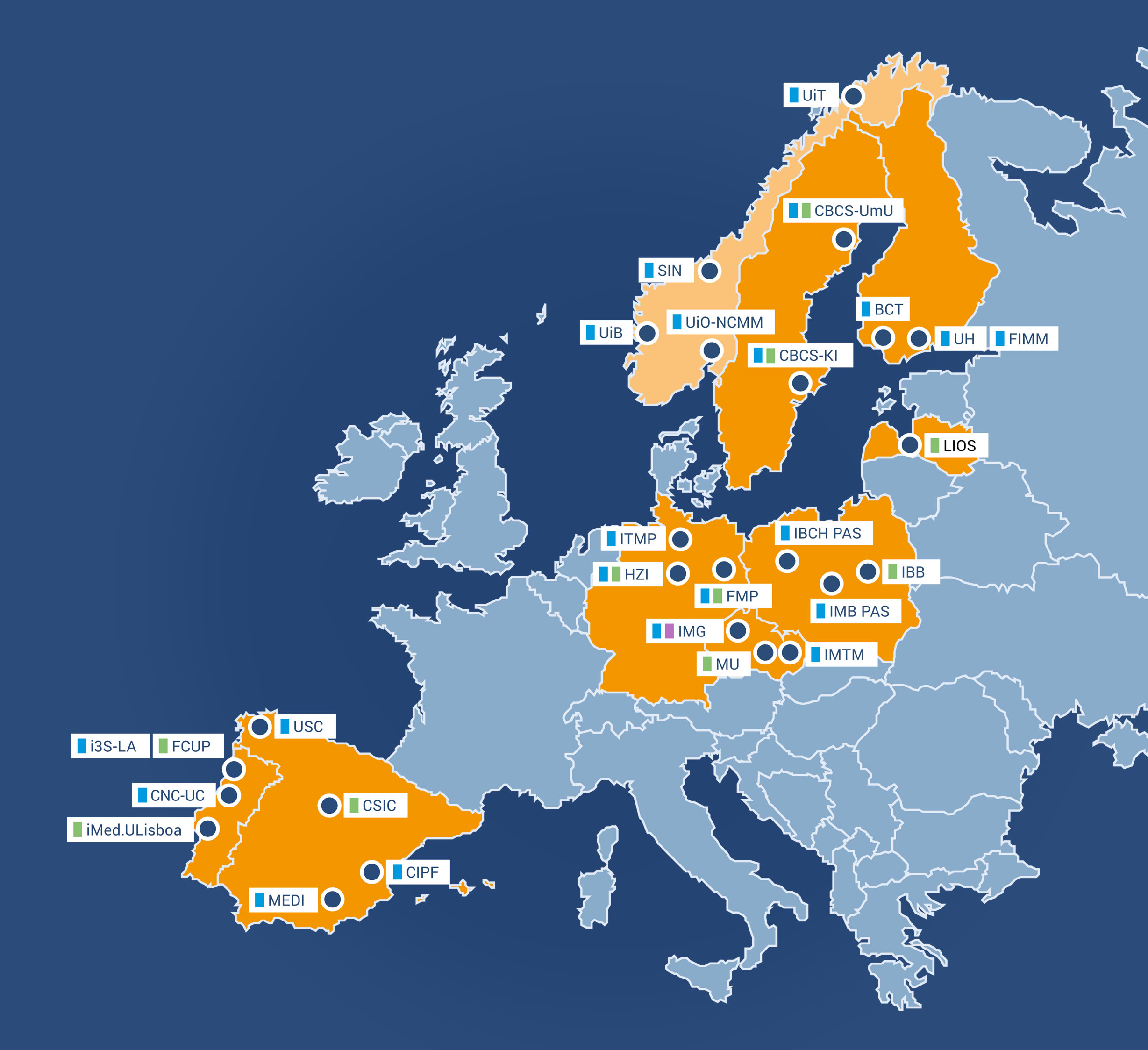 EU-OPENSCREEN Partner Sites 2024